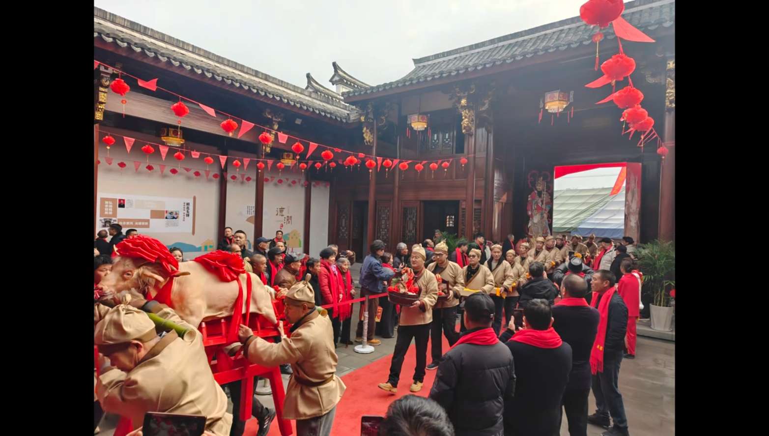 |金华孝顺车客白水严氏宗祠;落成暨祭祖典礼